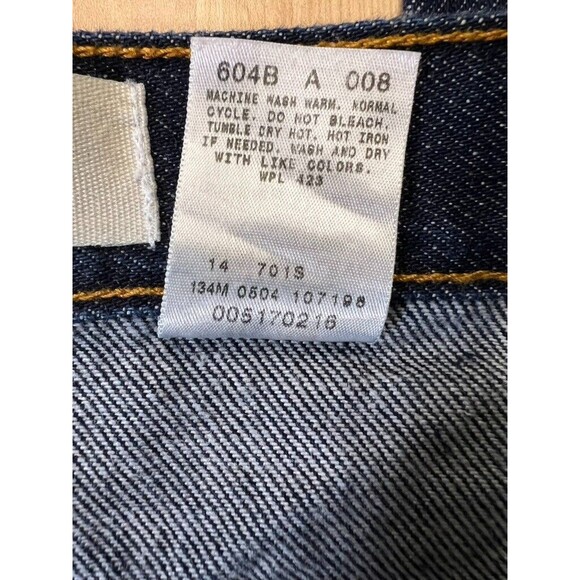 Levi's 517 Boot Cut Denim Blue Jeans 34x32 - Picture 9 of 10